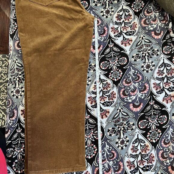 Banana Republic Premium Denim High Rise Straight Ankle Corduroy Pants 34 Cotton - Picture 8 of 8